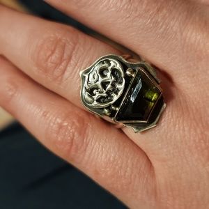 Dark fawn rotten pumpkin ring size 6.5